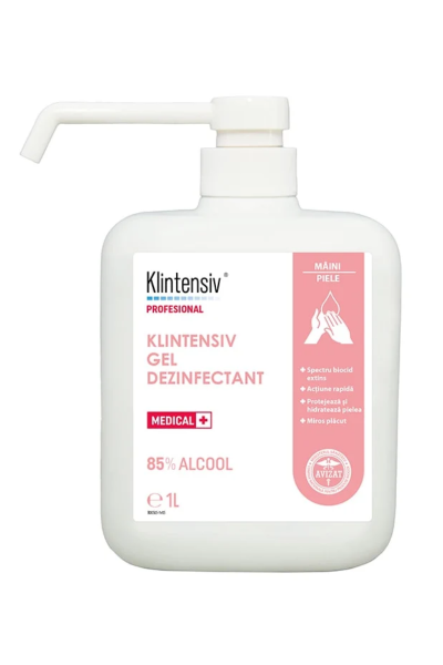 Gel dezinfectant profesional pentru maini  Klintensiv